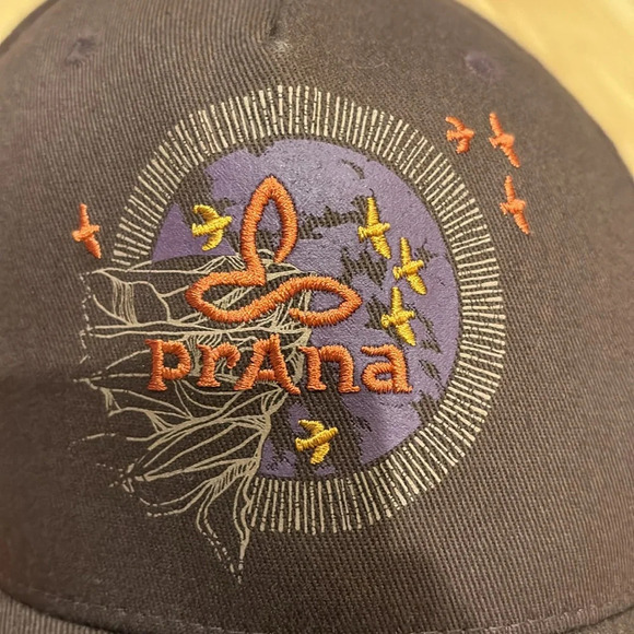 Prana Men’s Hat Embroidered Basbeball Cap NWOT One Size - Picture 2 of 6